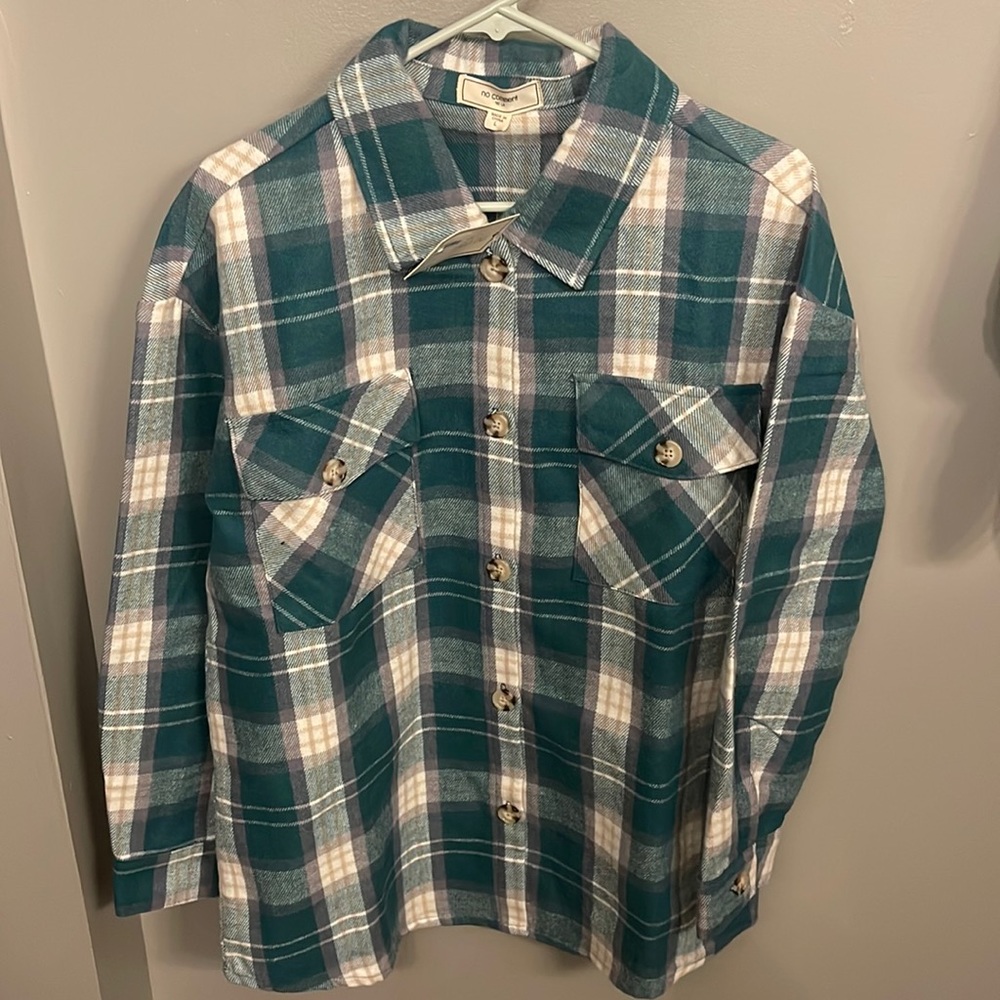 No Comment Shacket in Junior Size L